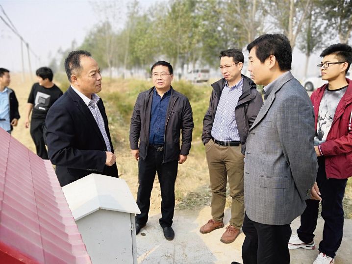水利部灌排中心专家视察菏泽定陶项目区农业水价改革设备